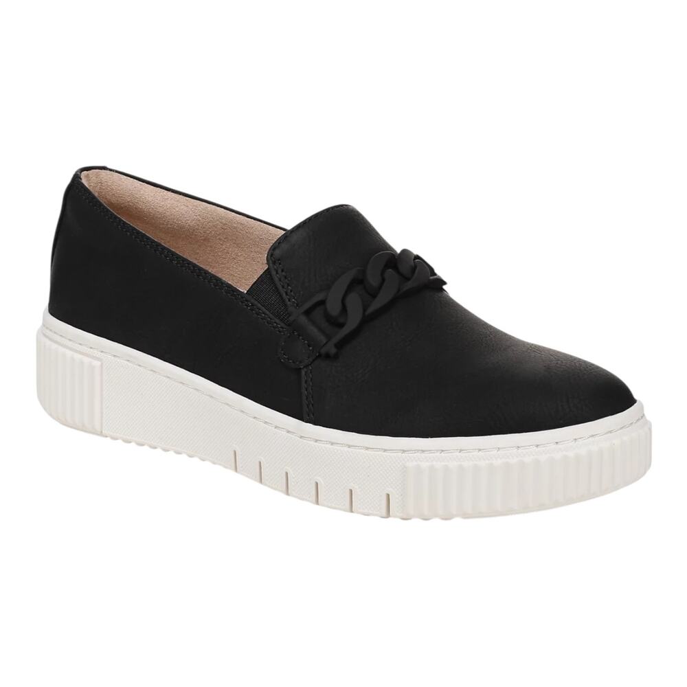 Naturalizer Women's Trish Slip On Sneakers Black Size 7 1/2 W